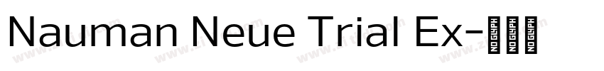 Nauman Neue Trial Ex字体转换